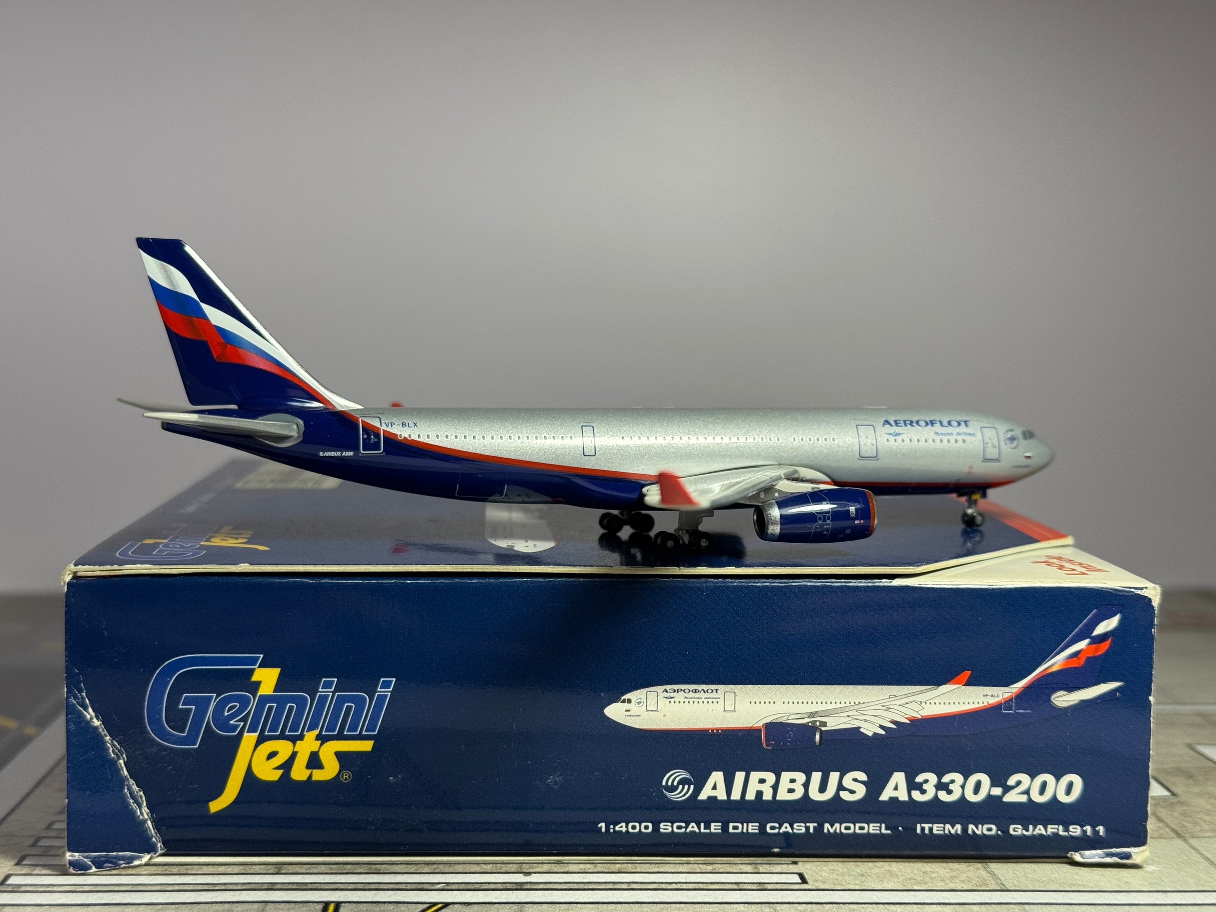 Gemini Jets 1:400 Aeroflot Airbus A330-300 VP-BLX GJAFL911