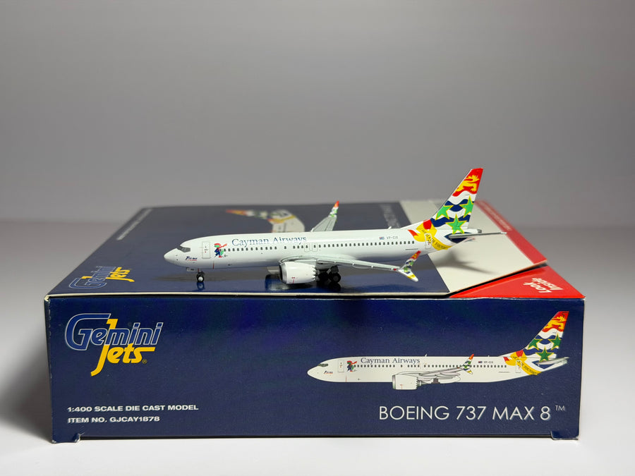 Gemini Jets 1:400 Cayman Airways Boeing 737 MAX 8 VP-CIX current colors GJCAY1878