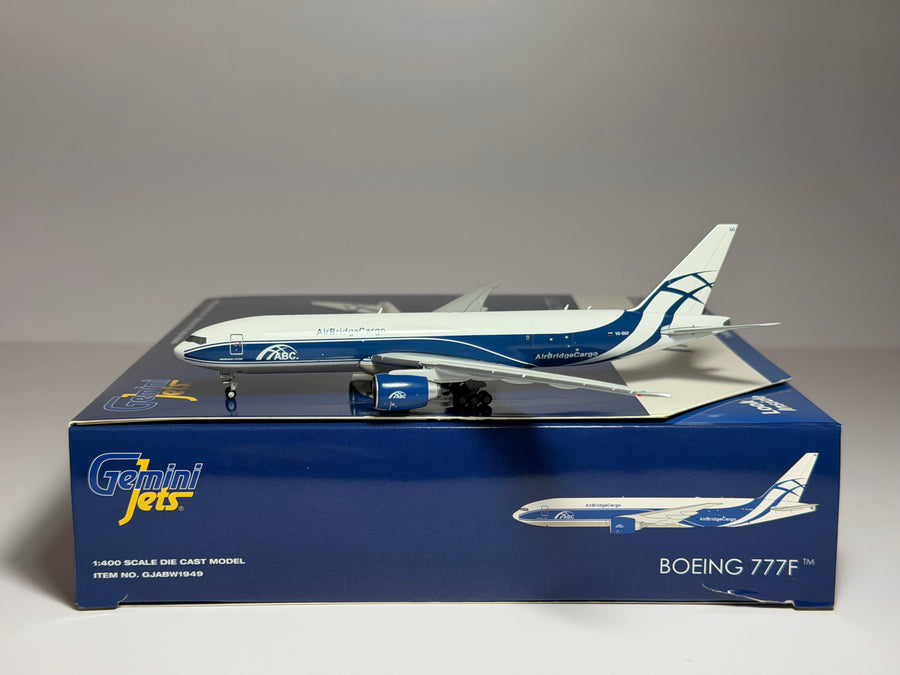 Gemini Jets 1:400 AirBridgeCargo Boeing 777F VQ-BAO current colors GJABW1949