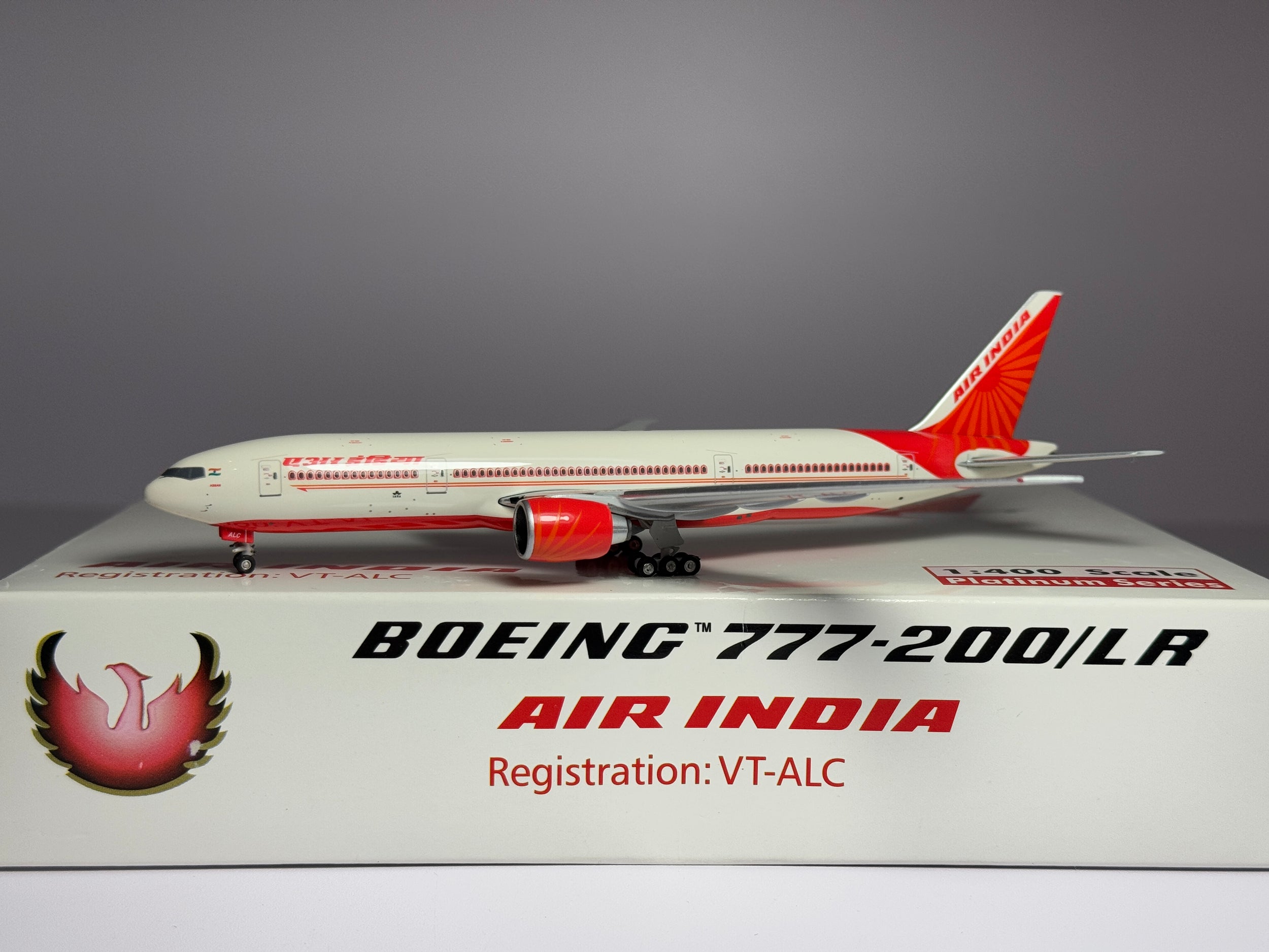 Phoenix Models 1:400 Air India Boeing 777-200LR VT-ALC 1990s scheme PH4AIC271