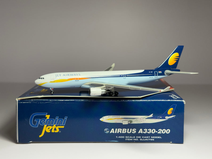 Gemini Jets 1:400 Jet Airways Airbus A330-200 VT-JWF GJJAI795
