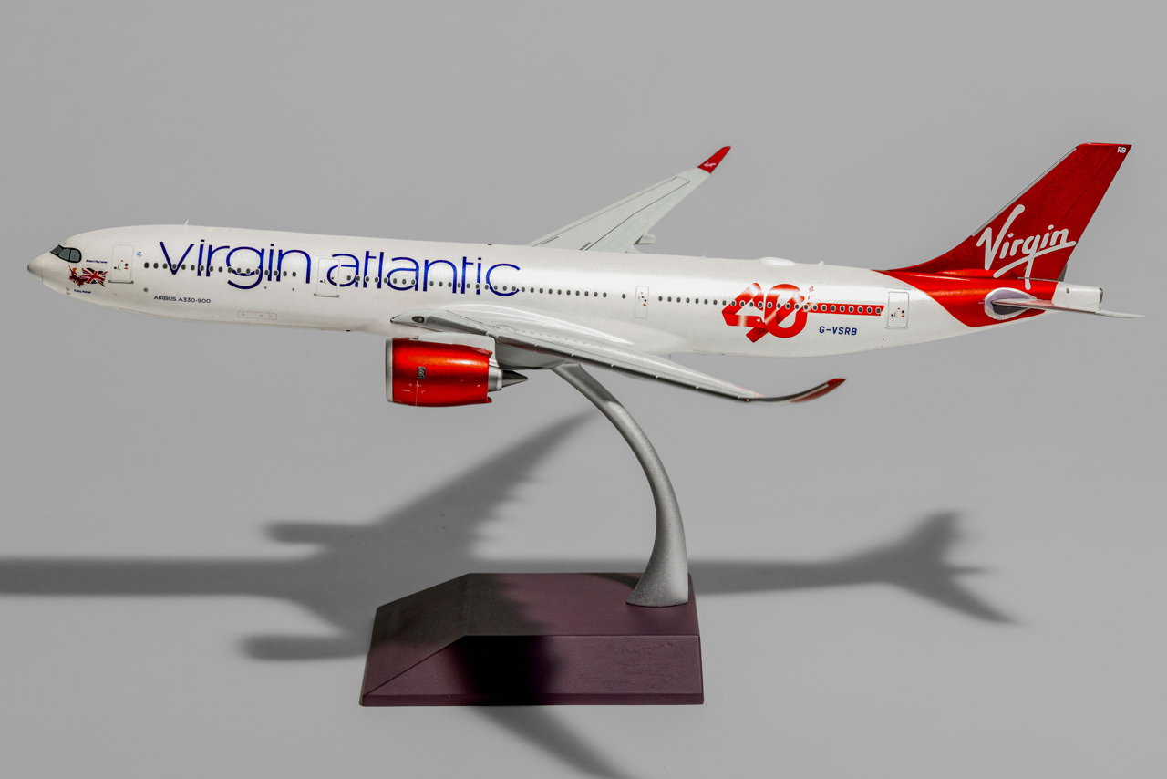 Gemini Jets 1:200 Virgin Atlantic Airbus A330-900 G-VSRB 40th Anniversary G2VIR1373