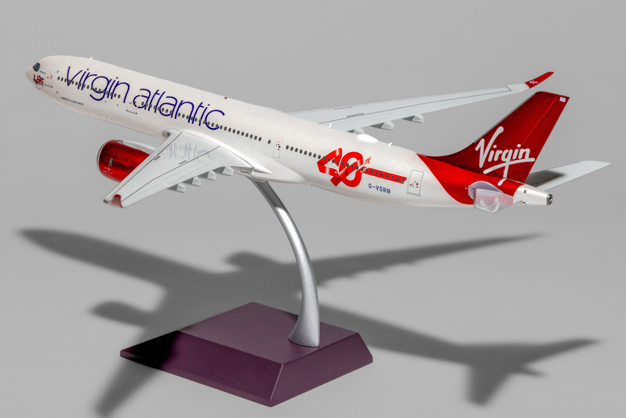 Gemini Jets 1:200 Virgin Atlantic Airbus A330-900 G-VSRB 40th Anniversary G2VIR1373