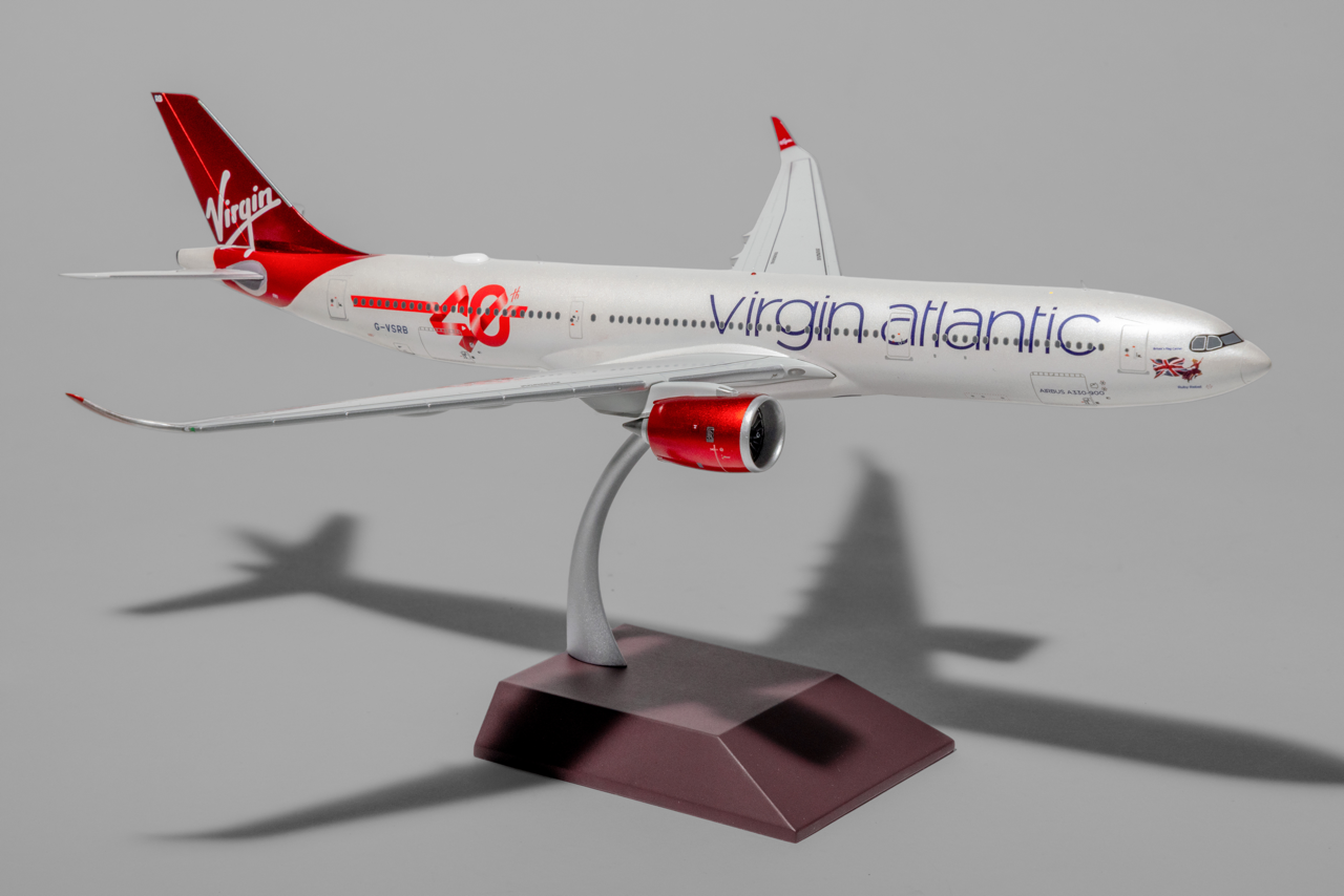 Gemini Jets 1:200 Virgin Atlantic Airbus A330-900 G-VSRB 40th Anniversary G2VIR1373