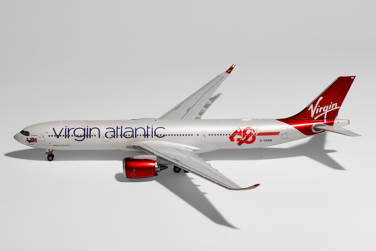 Gemini Jets 1:200 Virgin Atlantic Airbus A330-900 G-VSRB 40th Anniversary G2VIR1373