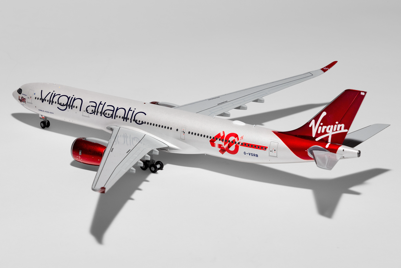 Gemini Jets 1:200 Virgin Atlantic Airbus A330-900 G-VSRB 40th Anniversary G2VIR1373