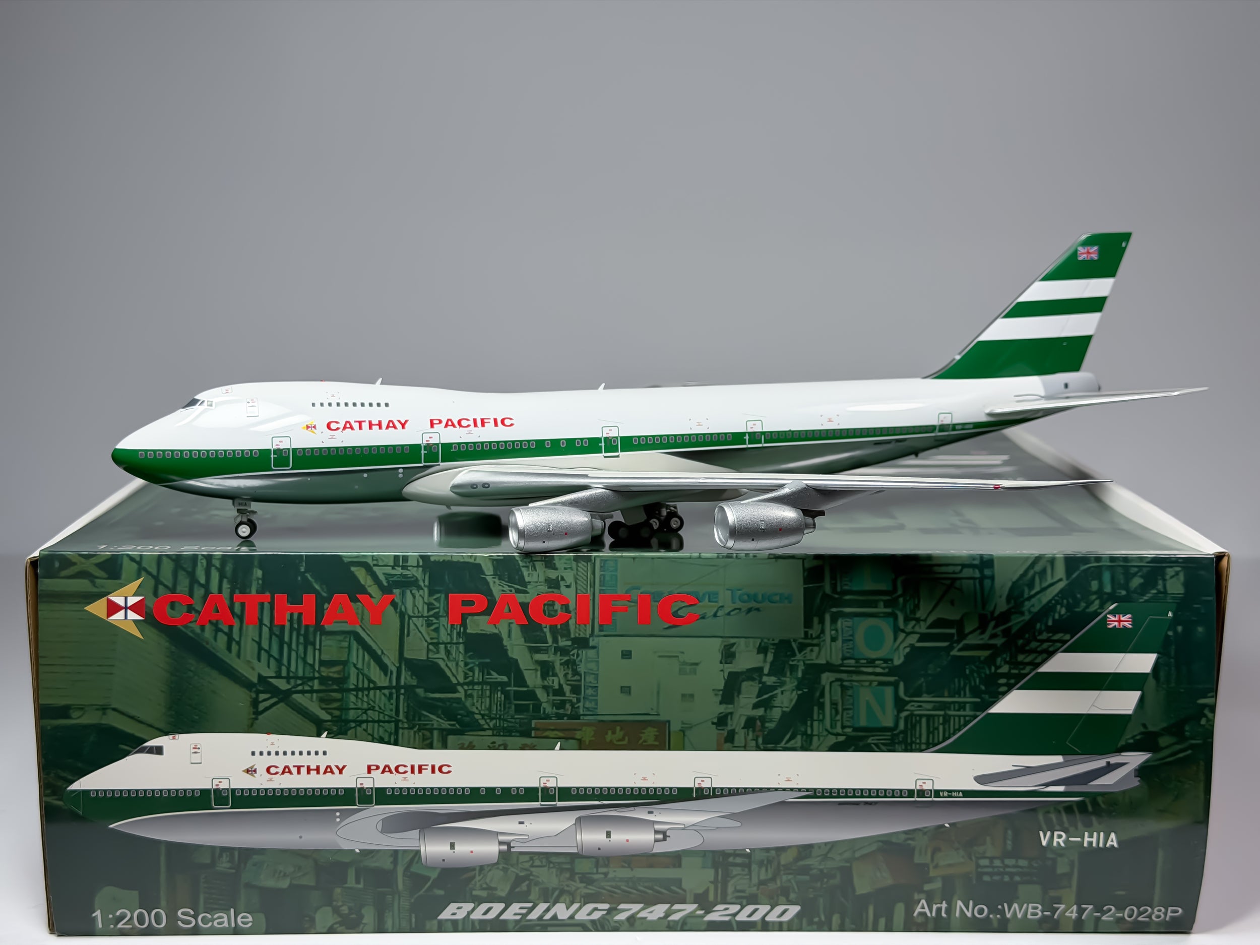 Cathay Pacific Boeing 747-200 1:200 Inflight200 VR-HIA (WB-747-2-028P)