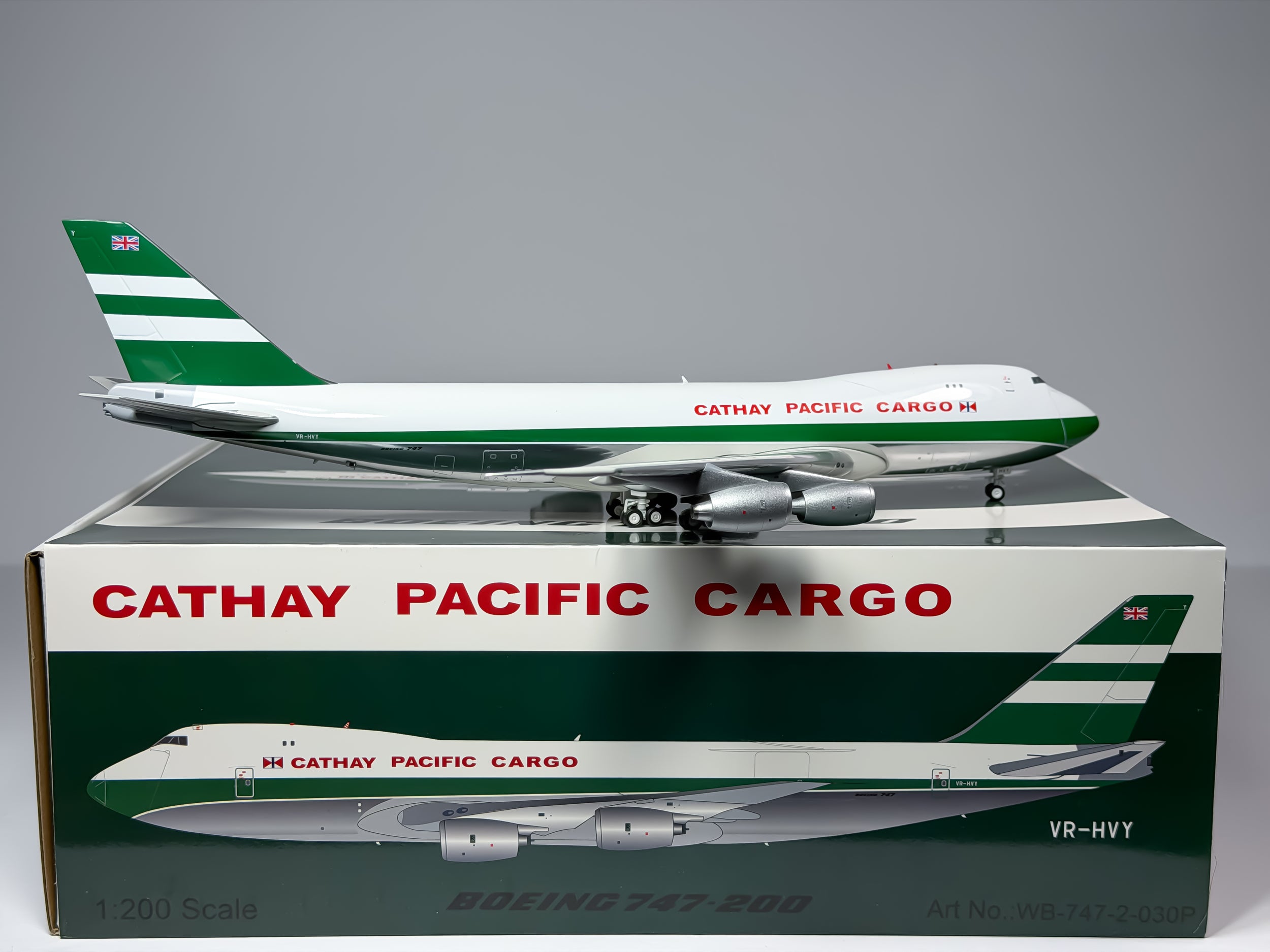 Cathay Pacific Cargo Boeing 747-200F 1:200 Inflight200 VR-HVY (WB-747-2-030P)