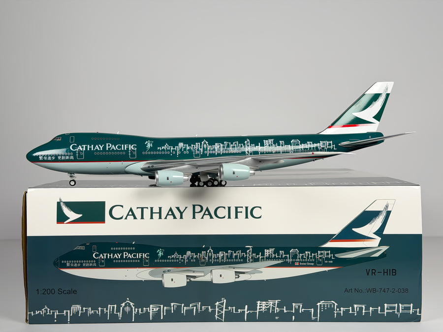 Cathay Pacific Boeing 747-200 1:200 Inflight200 VR-HIB (WB-747-2-038)