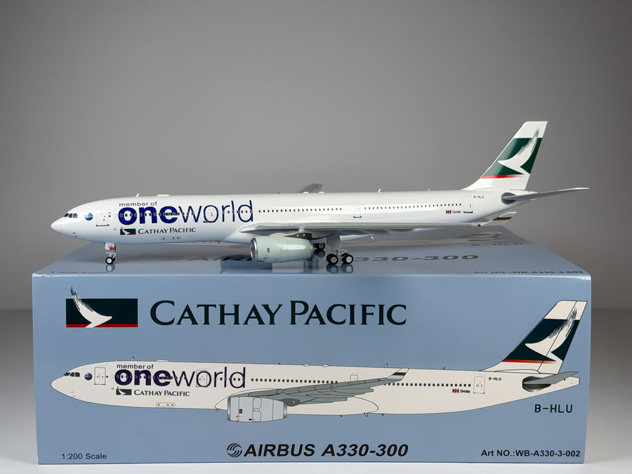 Cathay Pacific Airbus A330-300 1:200 Inflight200 B-HLU (WB-A330-3-002)