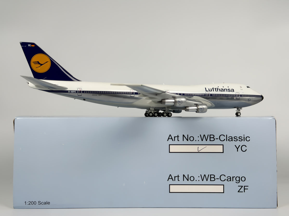 Lufthansa Boeing 747-100 1:200 InFlight200 D-ABYC (WB-CLASSICS-YC)