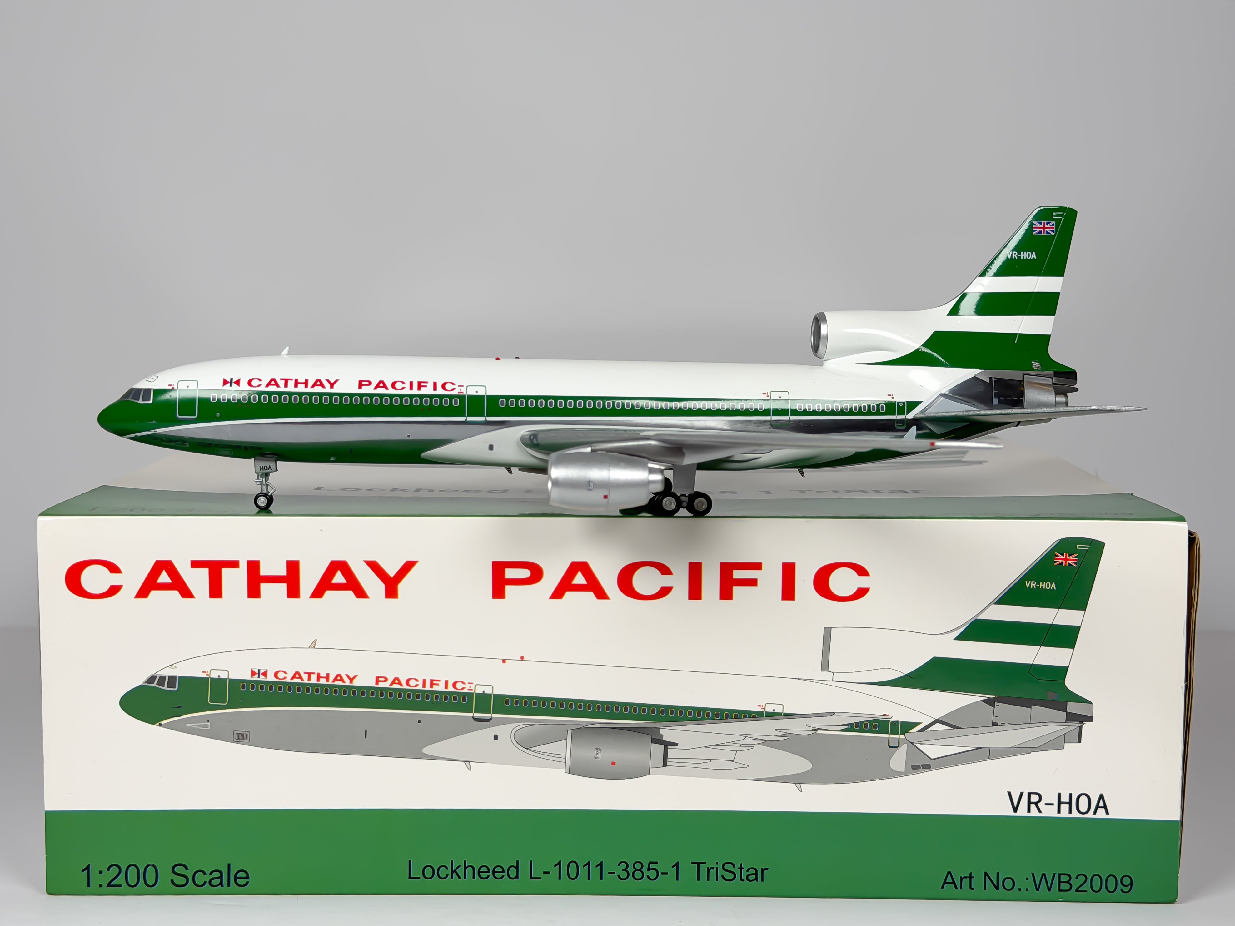 Cathay Pacific Lockheed L-1011 1:200 Inflight200 VR-HOA (WB2009)