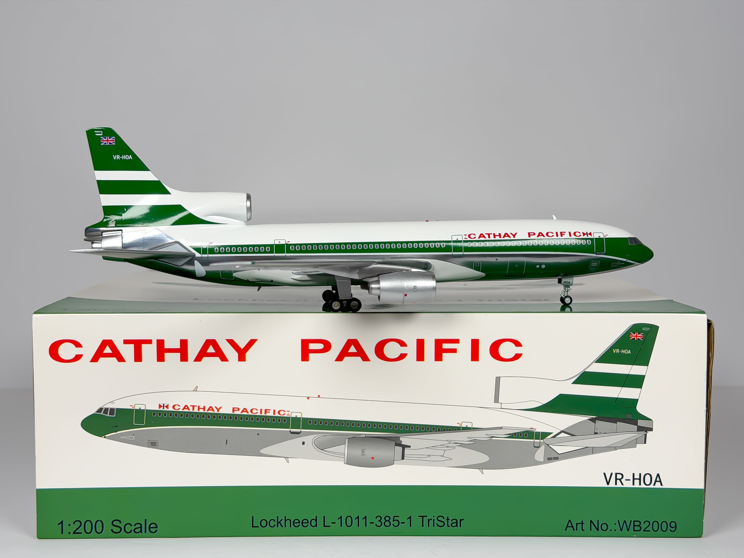 Cathay Pacific Lockheed L-1011 1:200 Inflight200 VR-HOA (WB2009)