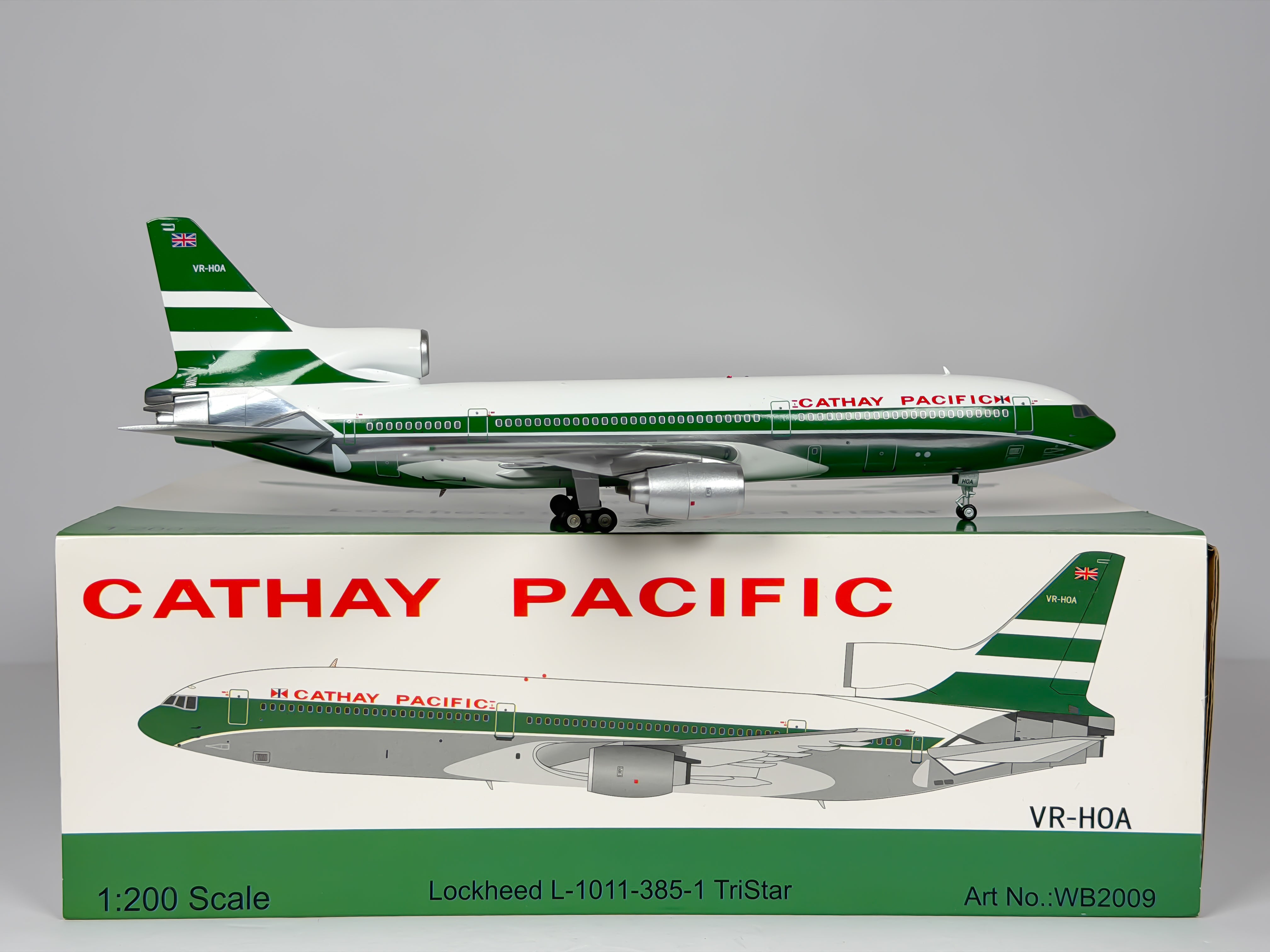 Cathay Pacific Lockheed L-1011 1:200 Inflight200 VR-HOA (WB2009)