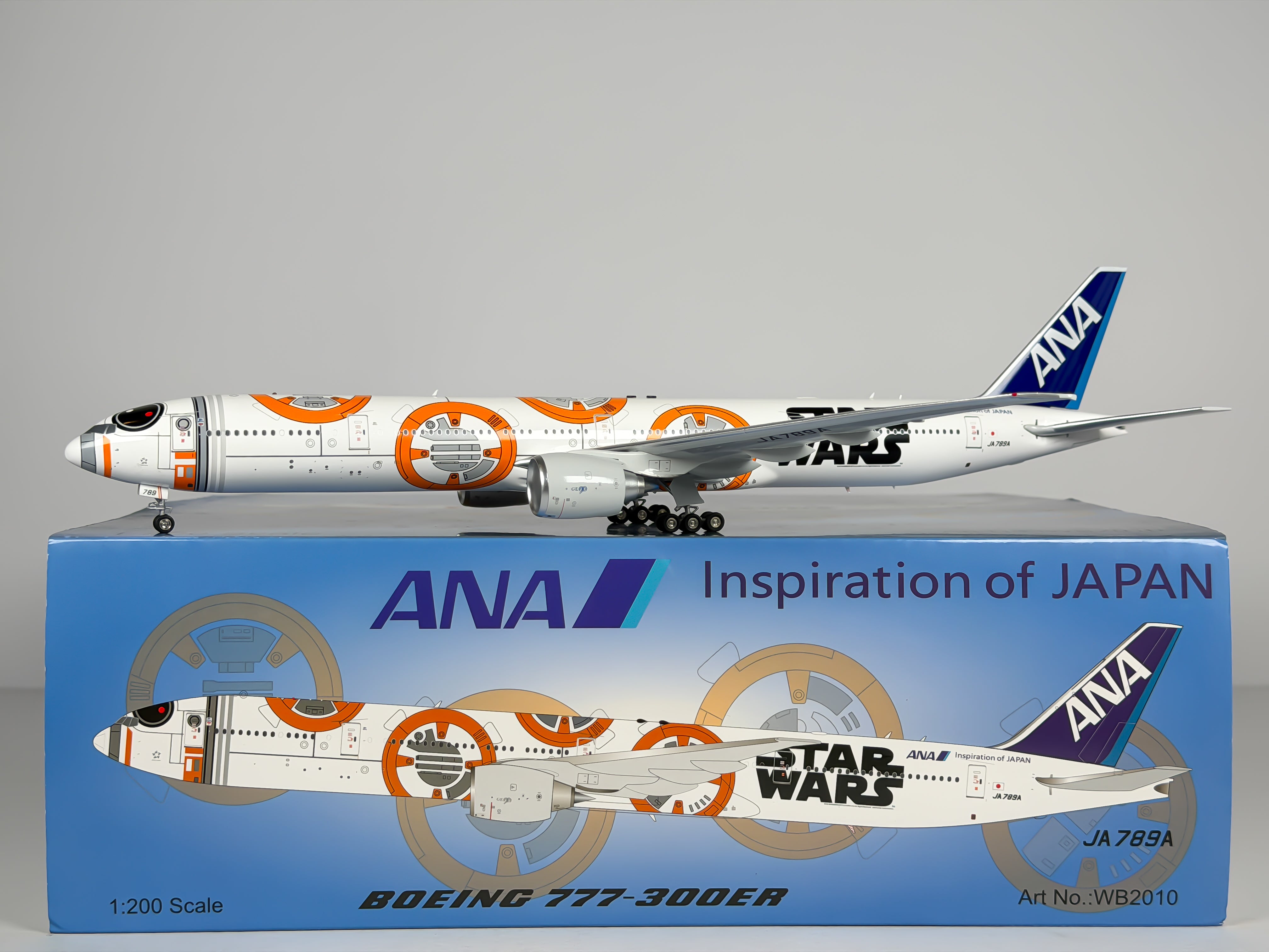 All Nippon Airways (ANA) Boeing 777-300ER 1:200 Aviation200 JA789A (WB2010)