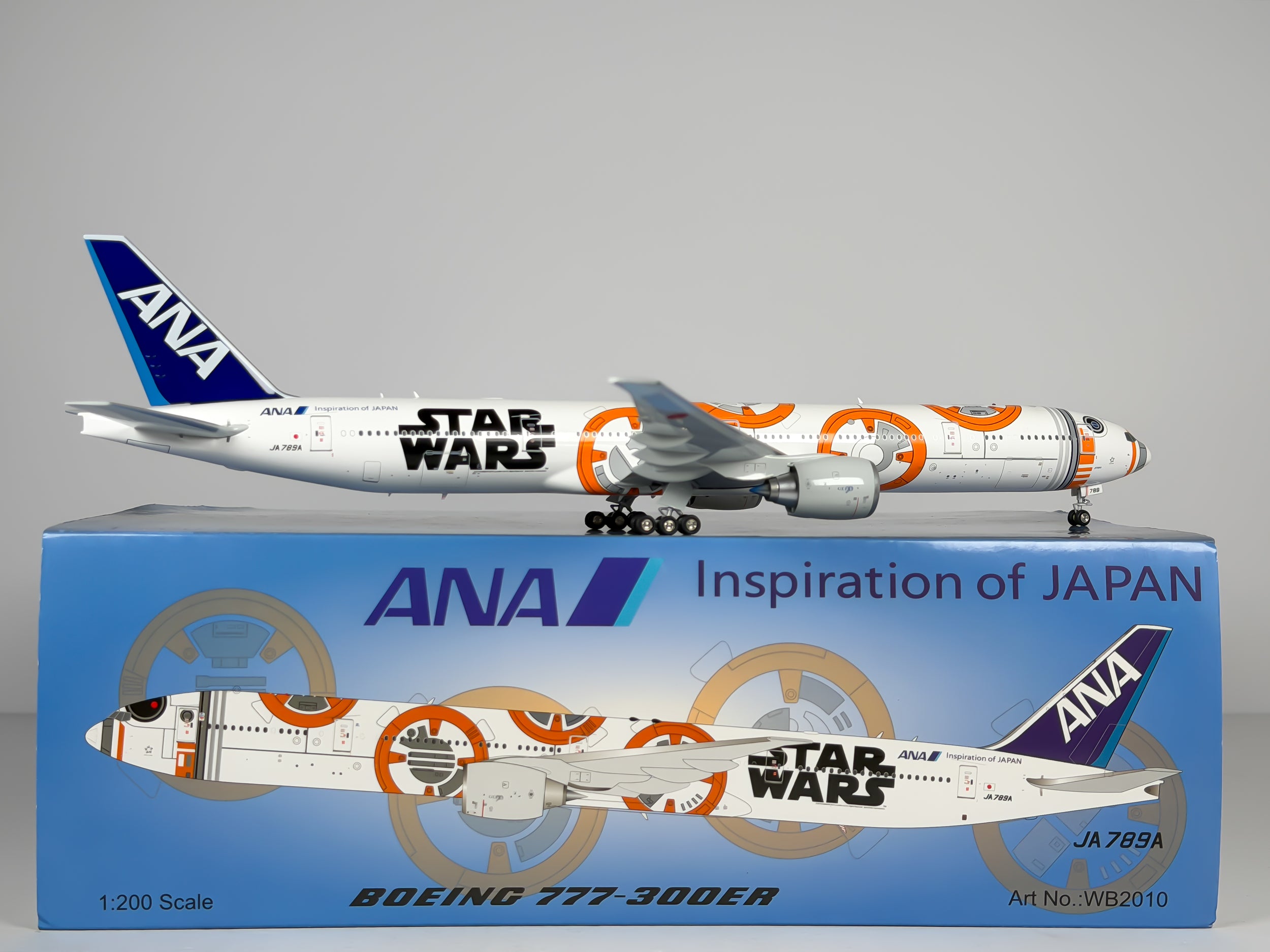 All Nippon Airways (ANA) Boeing 777-300ER 1:200 Aviation200 JA789A (WB2010)