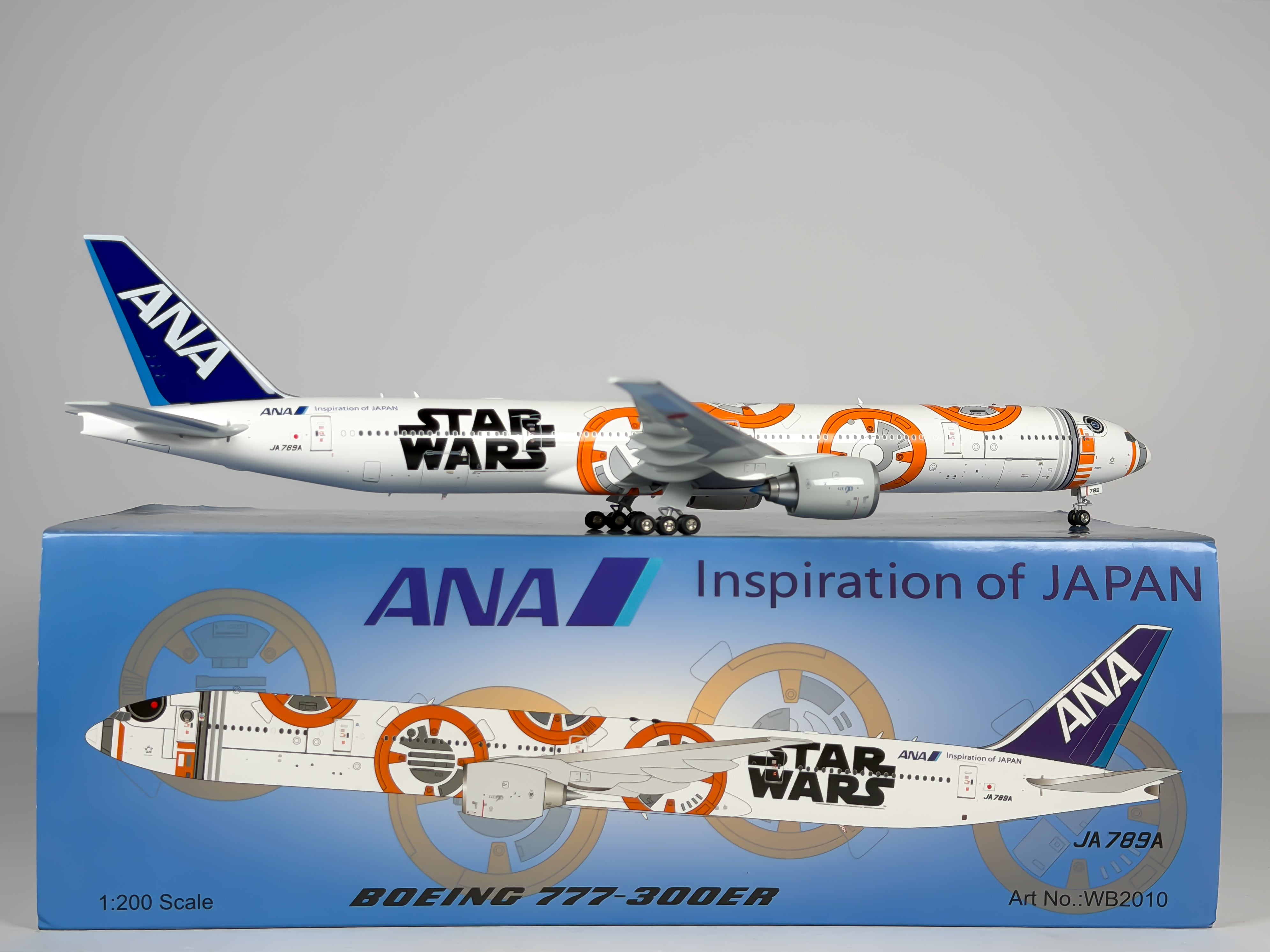 All Nippon Airways (ANA) Boeing 777-300ER 1:200 Aviation200 JA789A (WB2010)