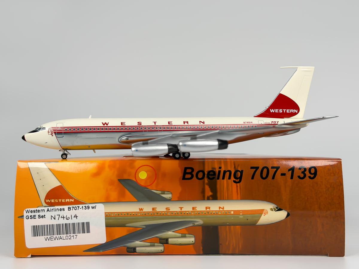 Western Airlines Boeing 707-100 1:200 AeroClassics N74614 (WEWAL0217)