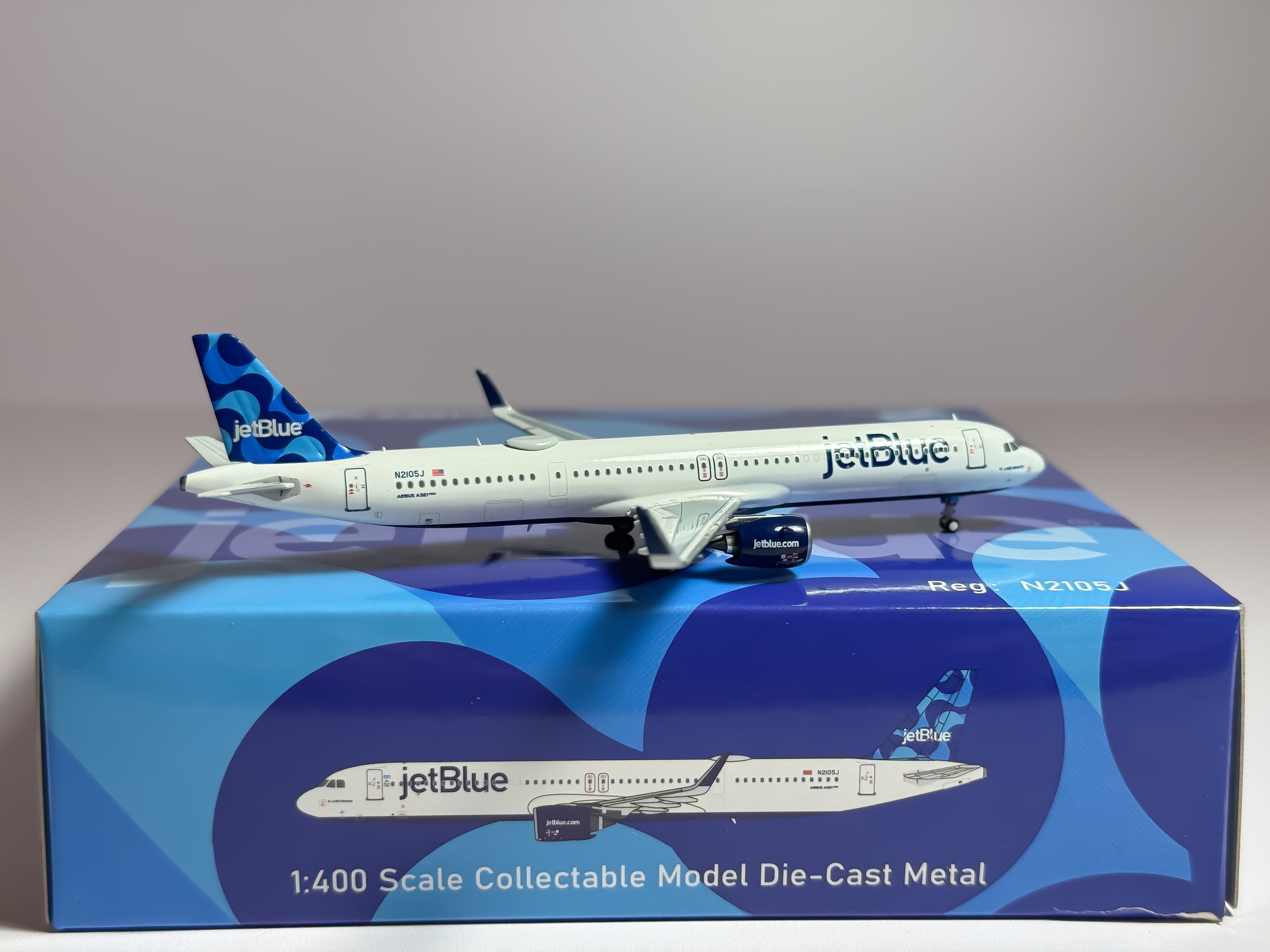 JetBlue Airways Airbus A321neo 1:400 Panda Models N2105J (WM00002)