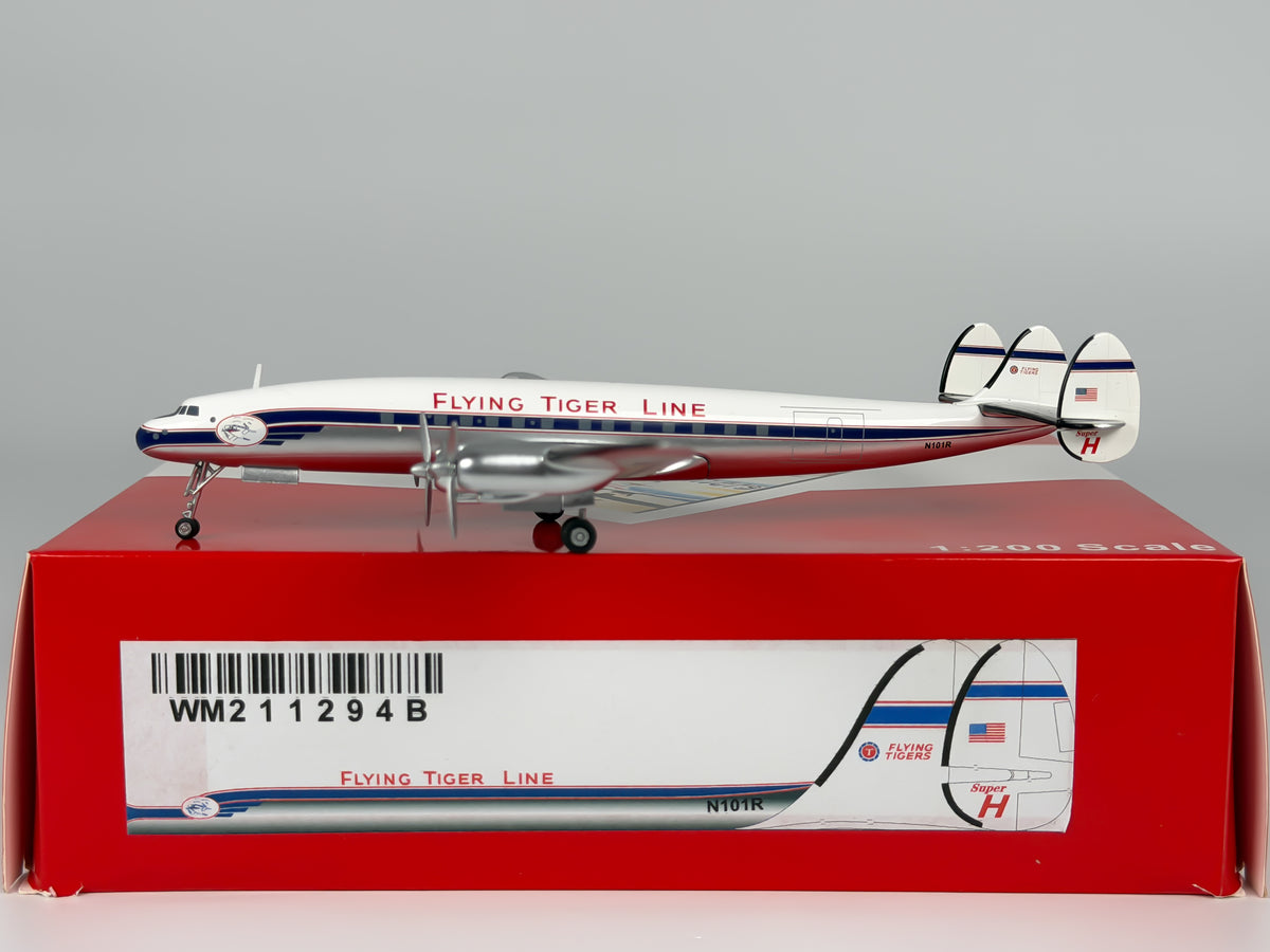 Flying Tigers Lockheed L-1049 1:200 Aeroclassics N101R (WM211294B)