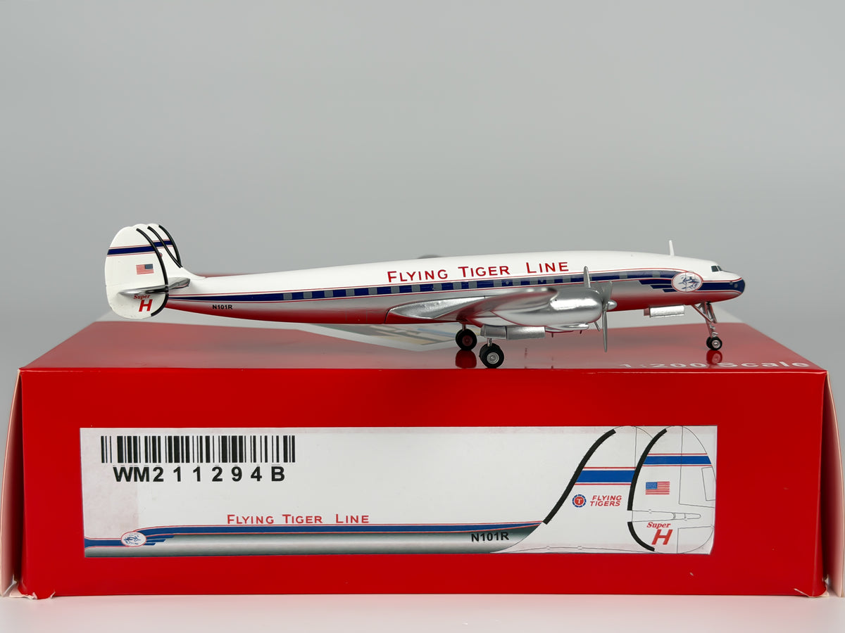 Flying Tigers Lockheed L-1049 1:200 Aeroclassics N101R (WM211294B)