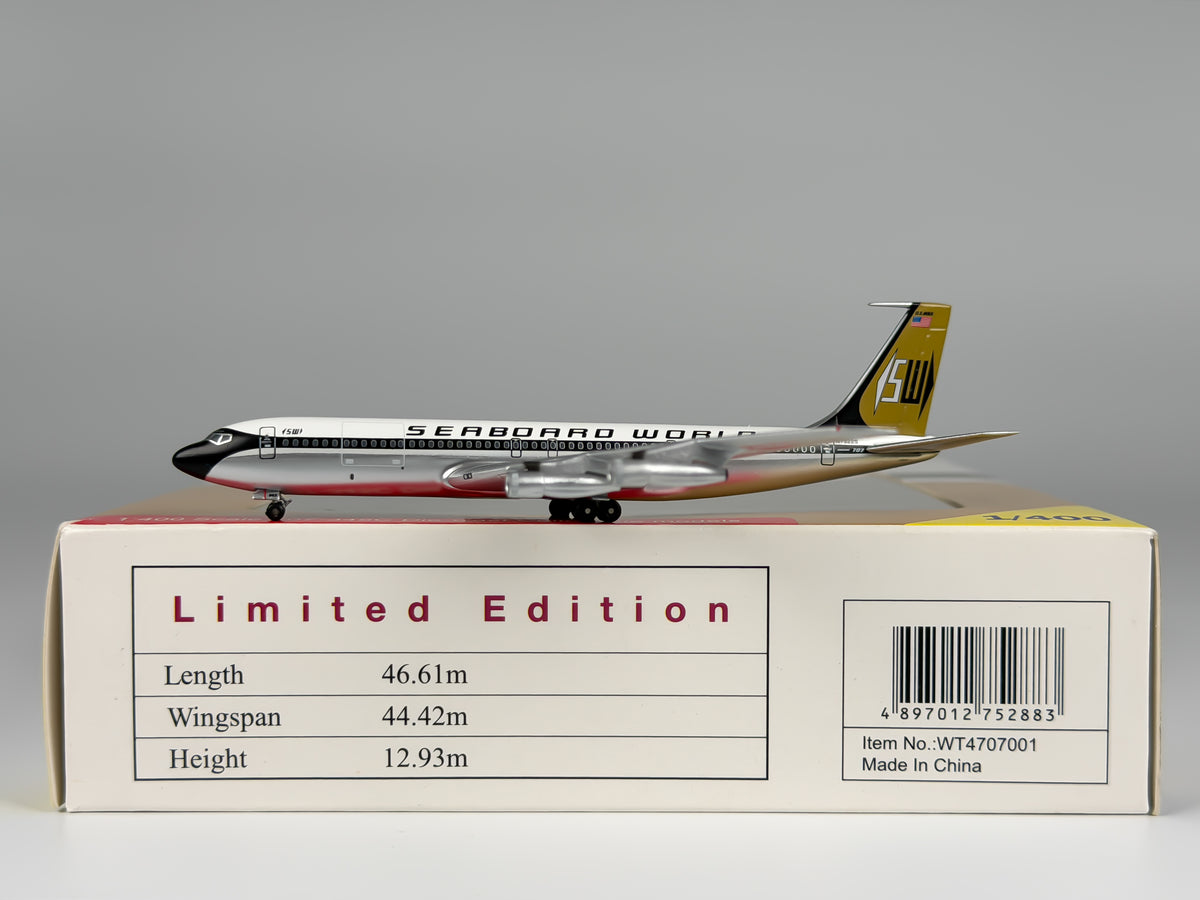 Seaboard World Boeing 707-320C 1:400 Witty Wings N7322S (WTW-4-707-001)