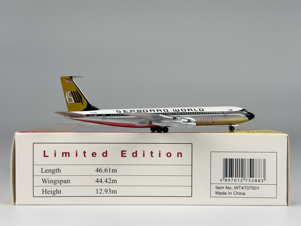 Seaboard World Boeing 707-320C 1:400 Witty Wings N7322S (WTW-4-707-001)