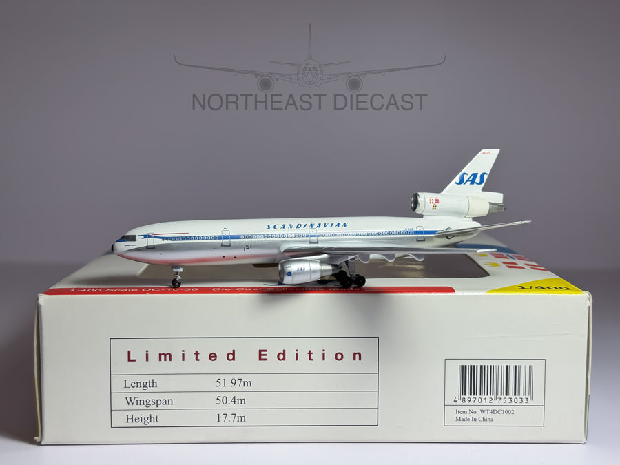 Scandinavian Airlines (SAS) McDonnell Douglas DC-10-30 1:400 Witty Wings LN-RKB (WTW4DC1002)