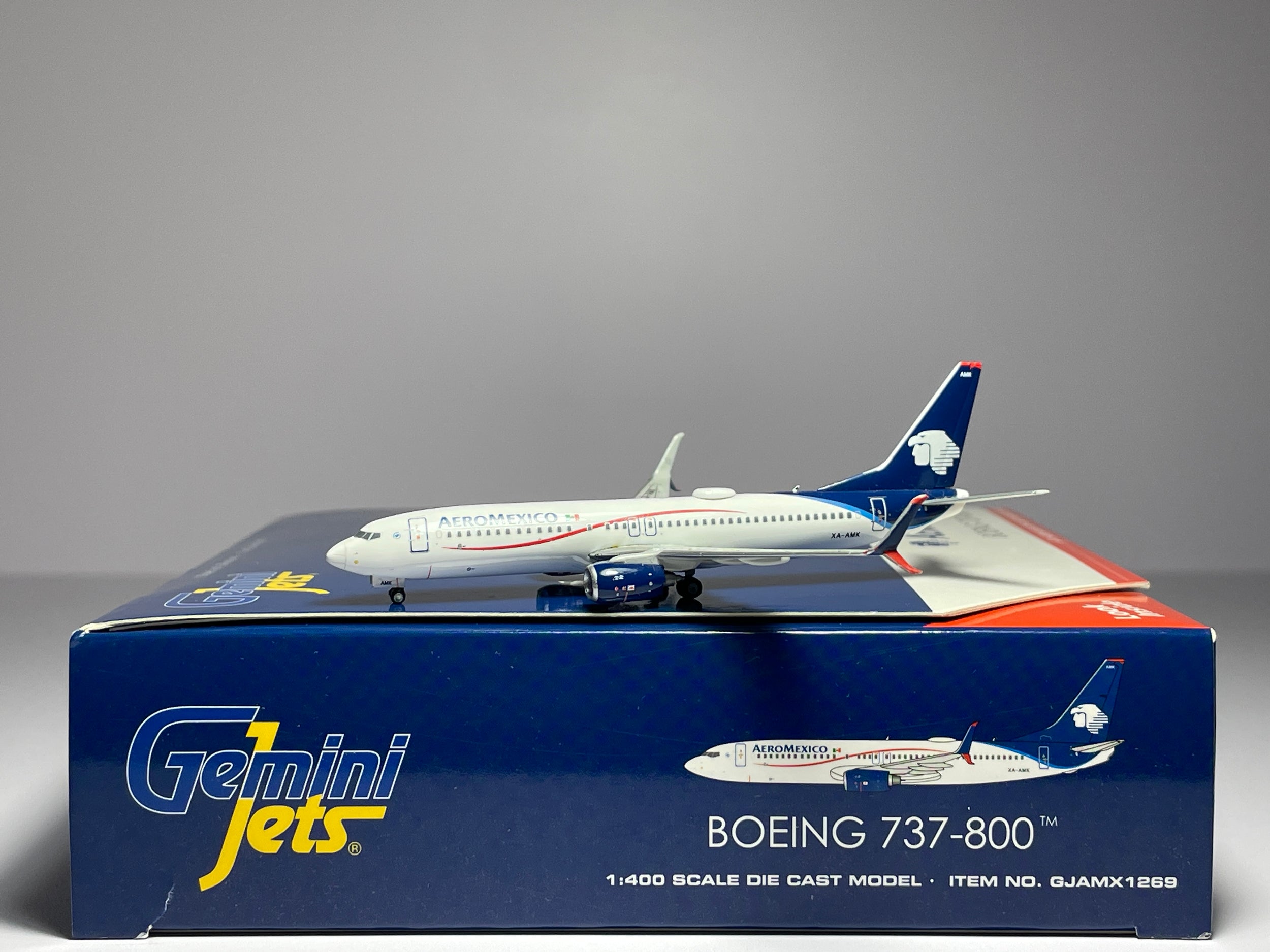 Gemini Jets 1:400 Aeromexico Boeing 737-800 XA-AMK GJAMX1269
