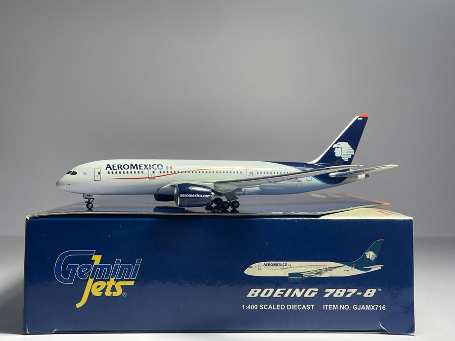 Gemini Jets 1:400 Aeromexico Boeing 787-800 XA-AMX 2000s colors GJAMX716