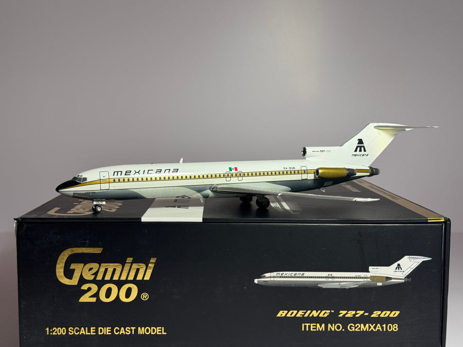 Gemini Jets 1:200 Mexicana Boeing 727-200 XA-DUK "Cozumel" G2MXA108