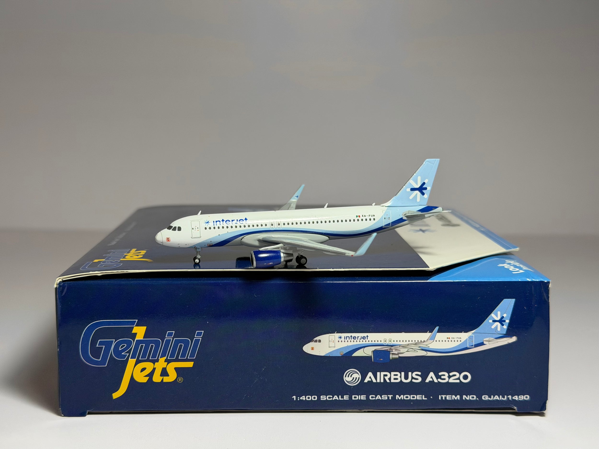 Gemini Jets 1:400 Interjet Airbus A320 XA-FUA current colors GJAIJ1490
