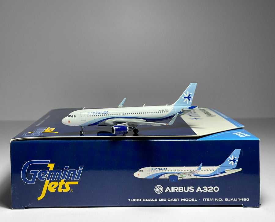 Gemini Jets 1:400 Interjet Airbus A320 XA-FUA GJAIJ1490