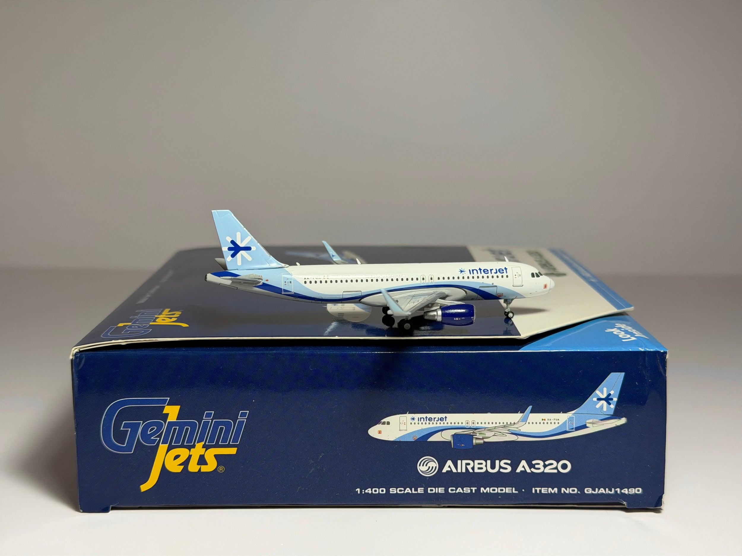 Gemini Jets 1:400 Interjet Airbus A320 XA-FUA current colors GJAIJ1490