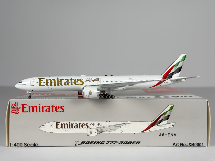 Emirates Boeing 777-300ER 1:400 Aviation400 A6-ENV (XB0001)