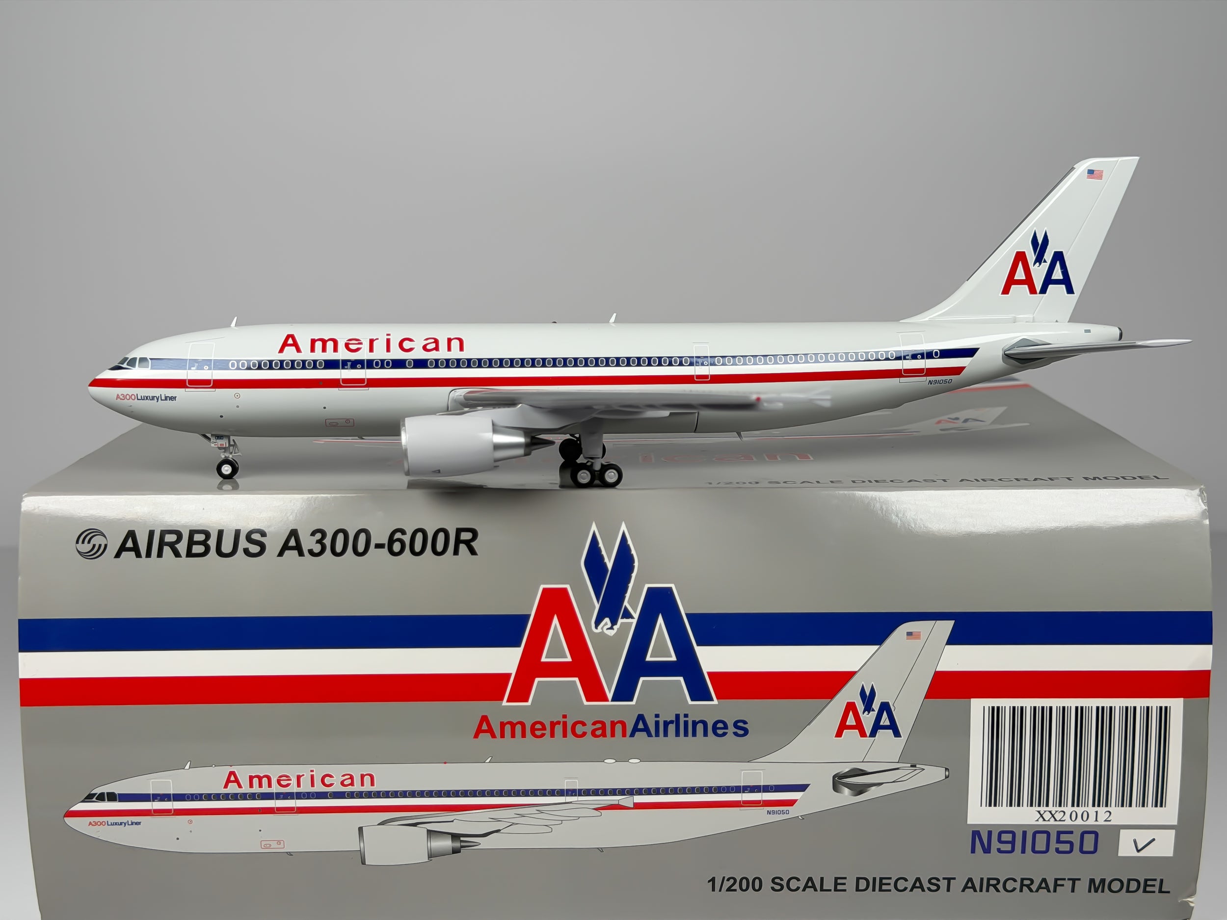American Airlines Airbus A300 1:200 JC Wings N91050 (XX20012)