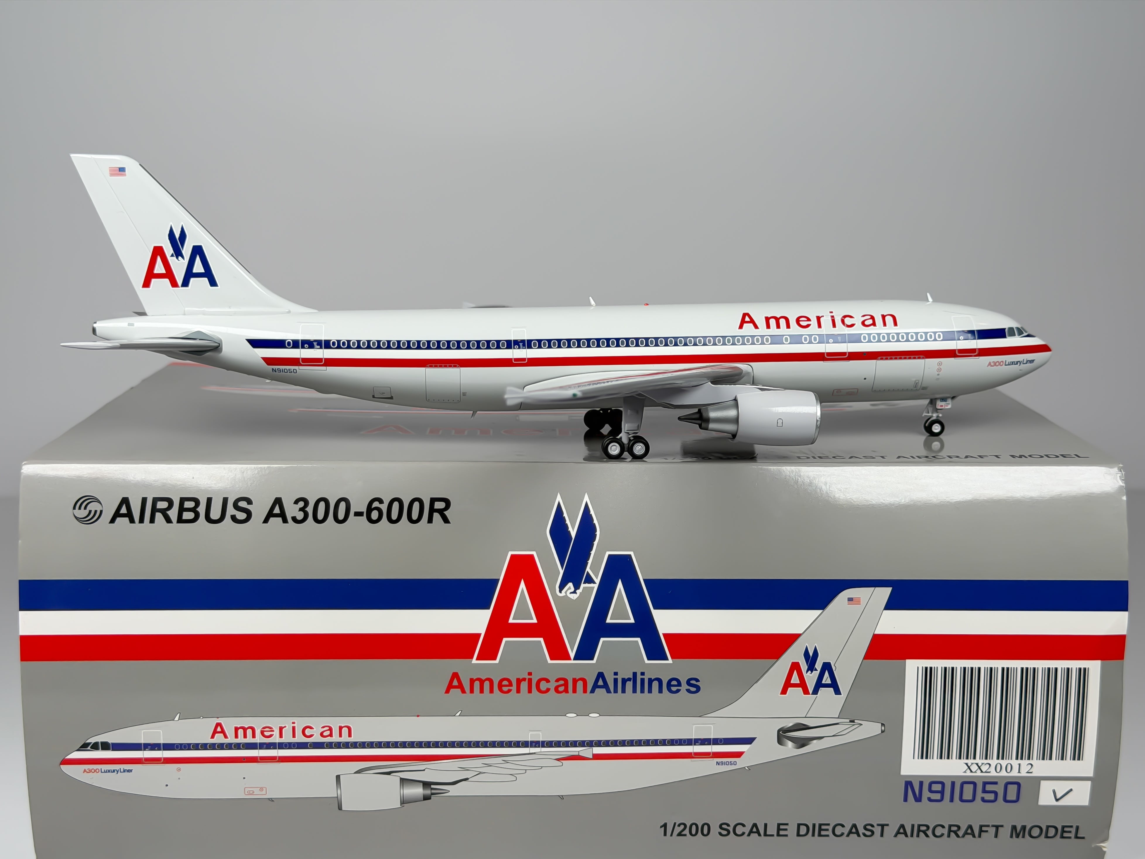American Airlines Airbus A300 1:200 JC Wings N91050 (XX20012)