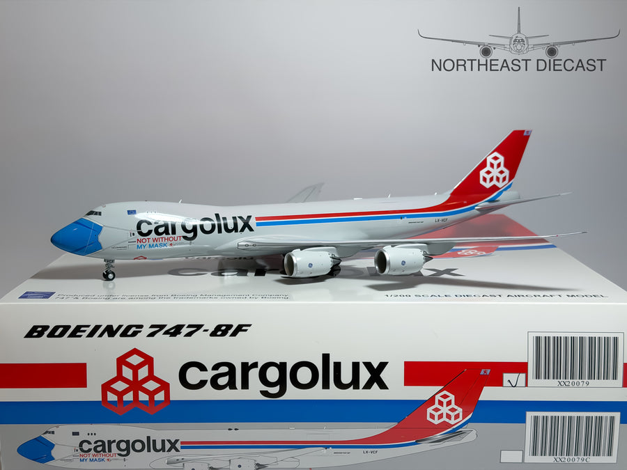 Cargolux Boeing 747-8F 1:200 JC Wings LX-VCF (XX20079)