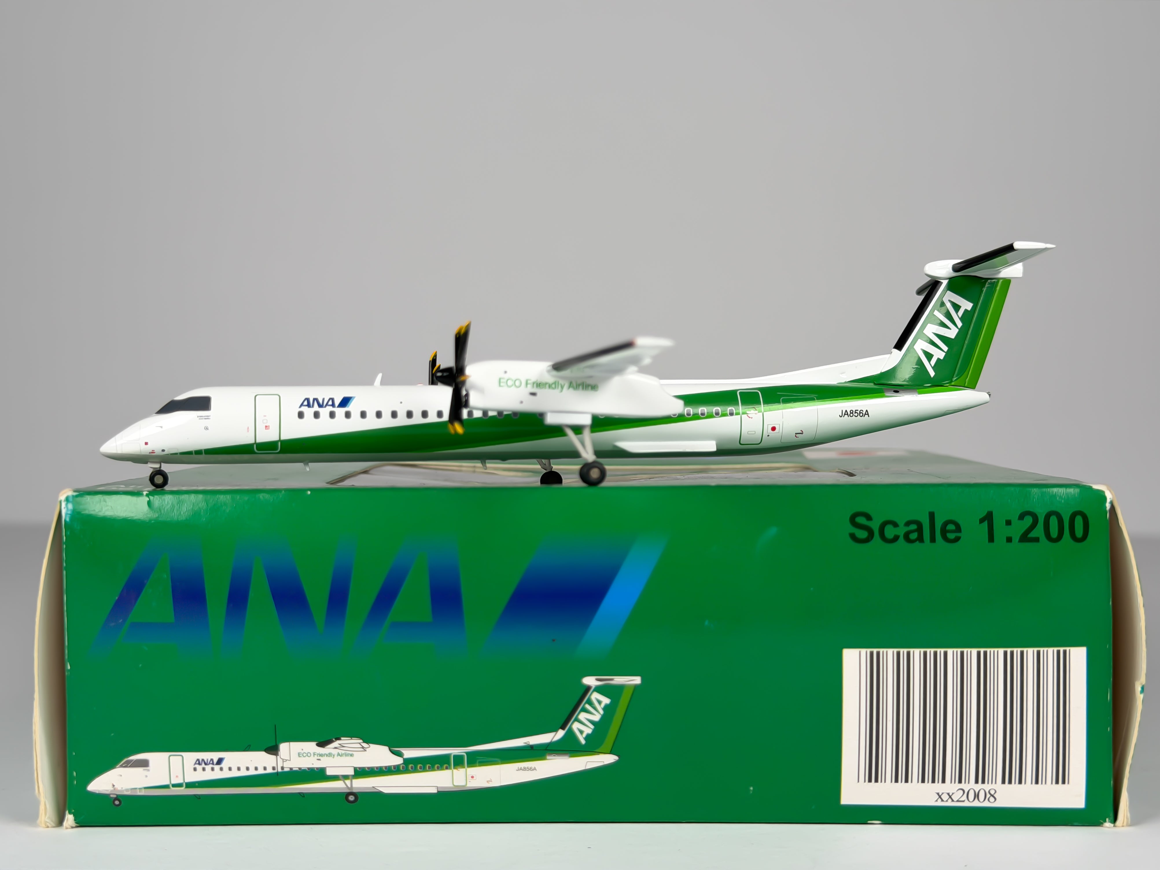 All Nippon Airways (ANA) De Havilland Q400 1:200 JC Wings JA856A (XX2008)