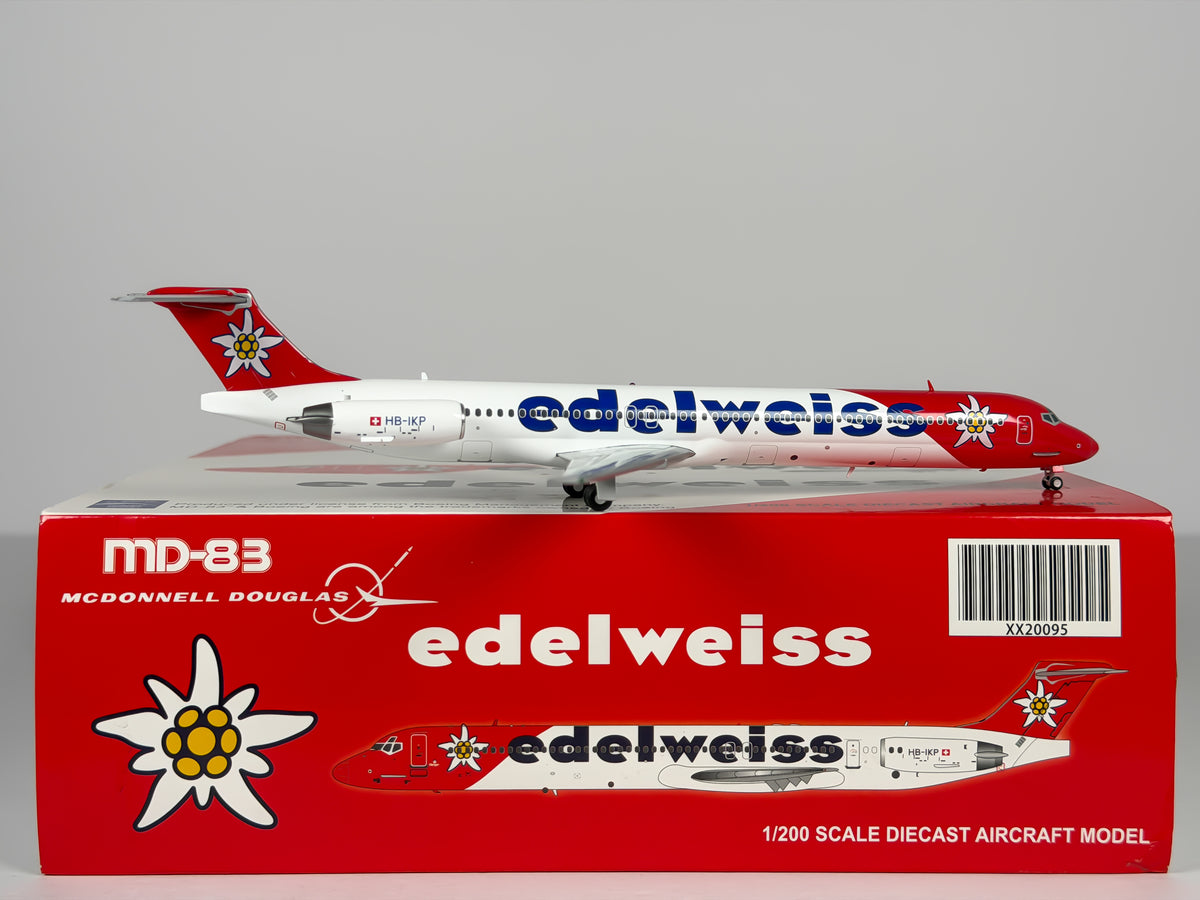 Edelweiss McDonnell Douglas MD-83 1:200 JC Wings HB-IKP (XX20095)