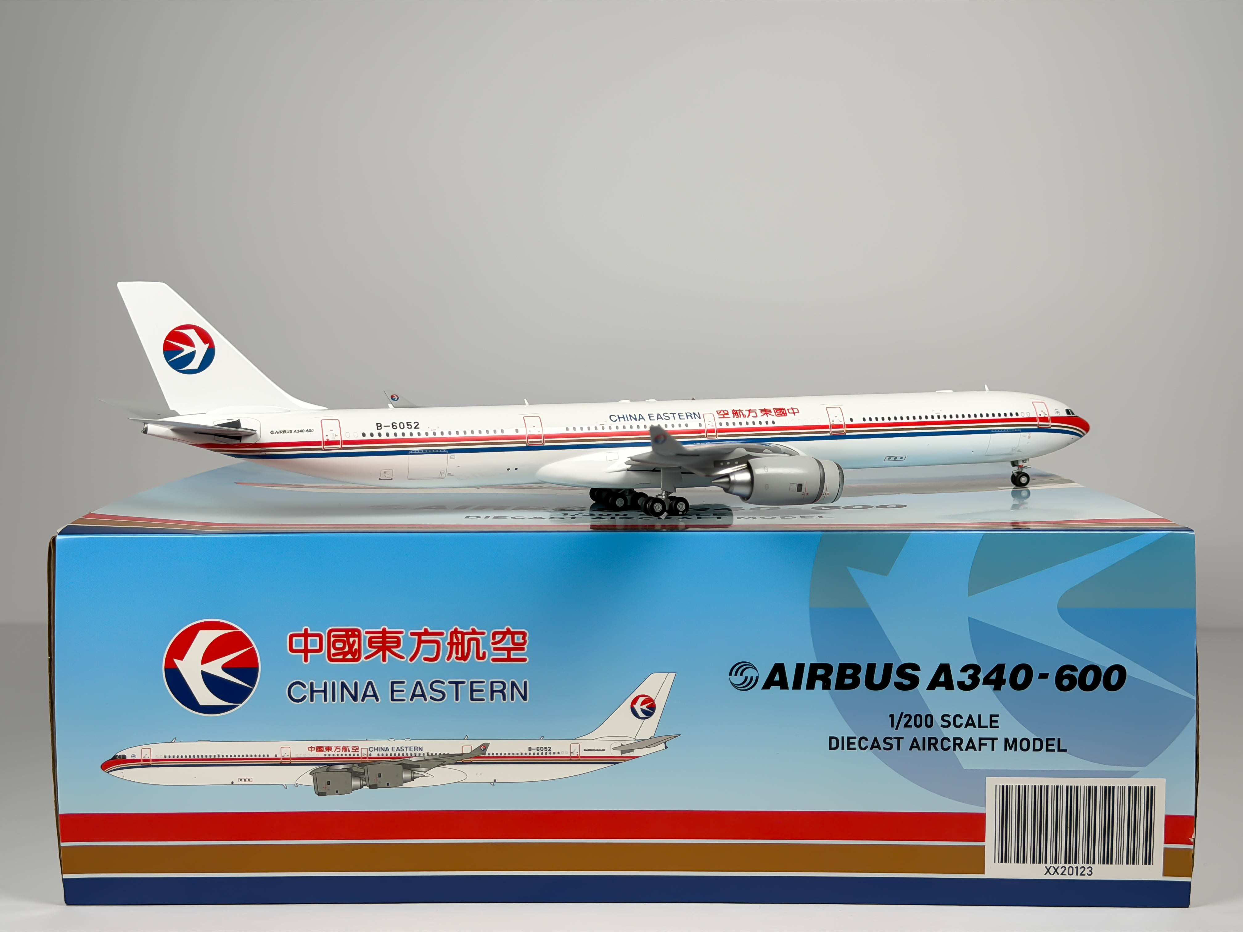 China Eastern Airlines Airbus A340-600 1:200 JC Wings B-6052 (XX20123)