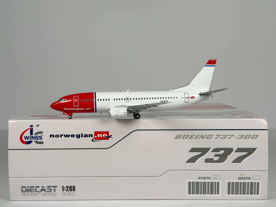 Norwegian Boeing 737-300 1:200 JC Wings LN-KKV (XX20172)