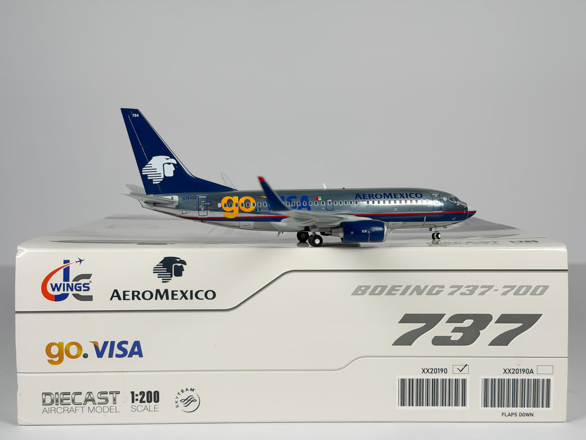 Aeromexico Boeing 737-700 1:200 JC Wings N784XA (XX20190)