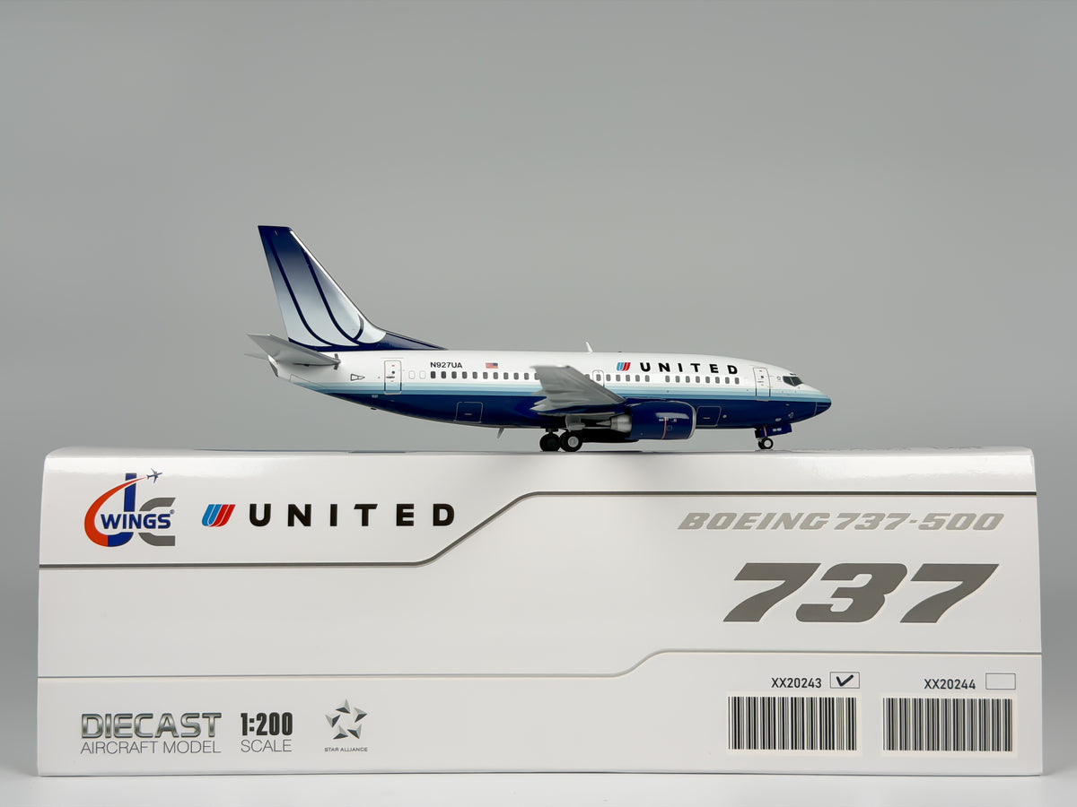United Airlines Boeing 737-500 1:200 JC Wings N927UA (XX20243)