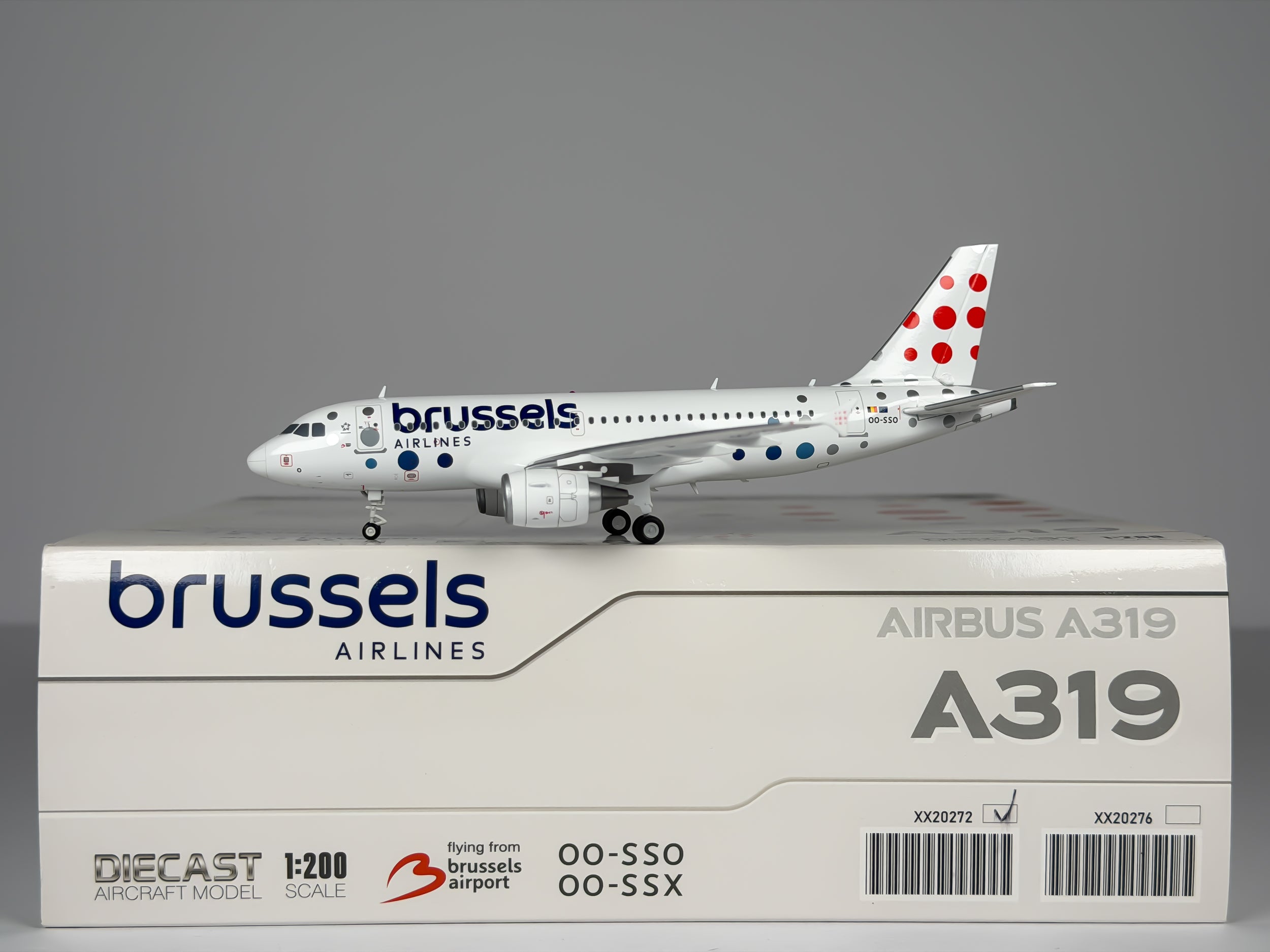 Brussels Airlines Airbus A319 1:200 JC Wings OO-SSO (XX20272)