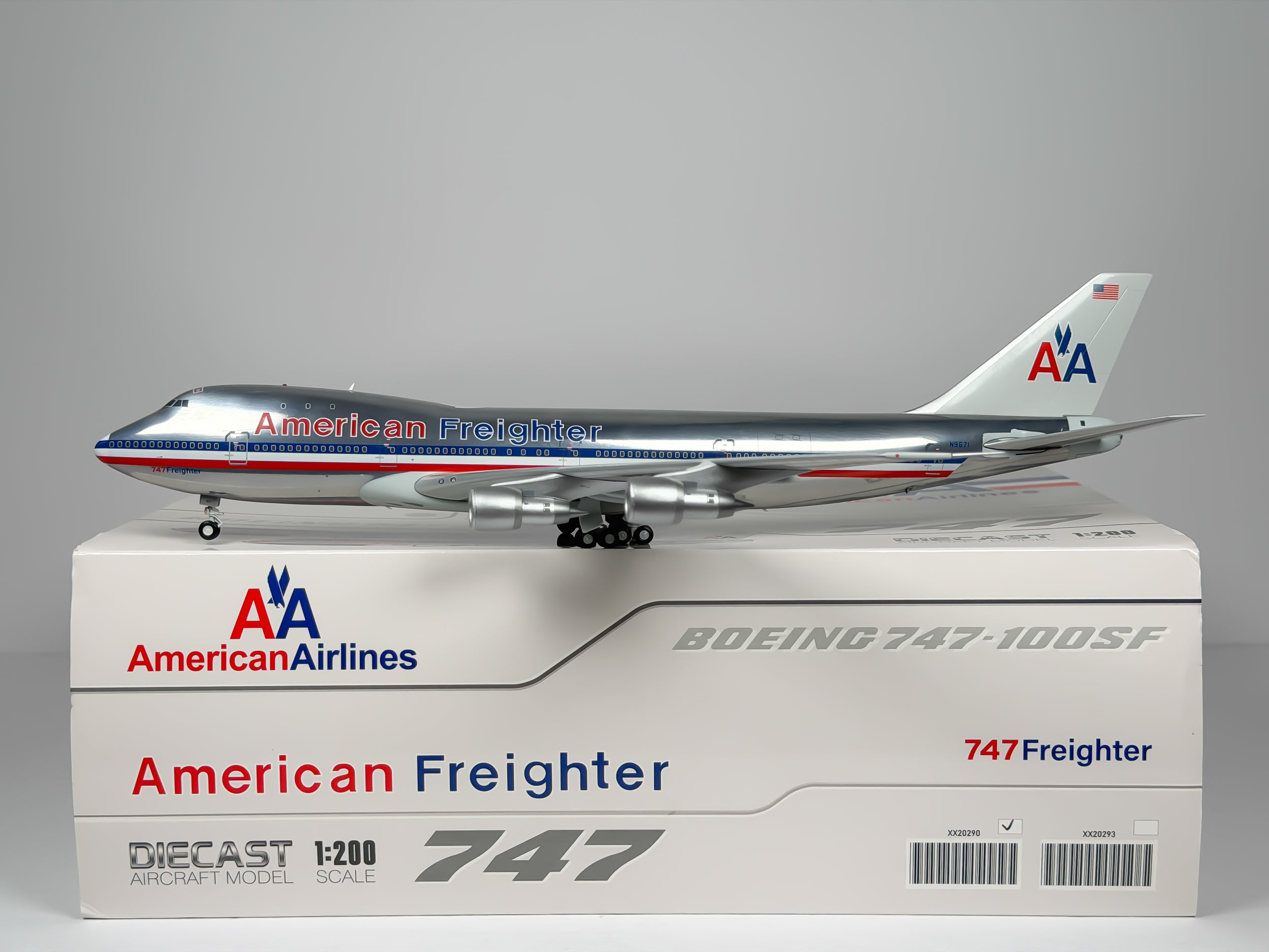 American Freighter Boeing 747-100F 1:200 JC Wings N9671 (XX20290)