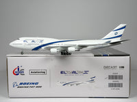 El Al Israel Airlines Boeing 747-400 1:200 JC Wings 4X-ELA (XX20319)