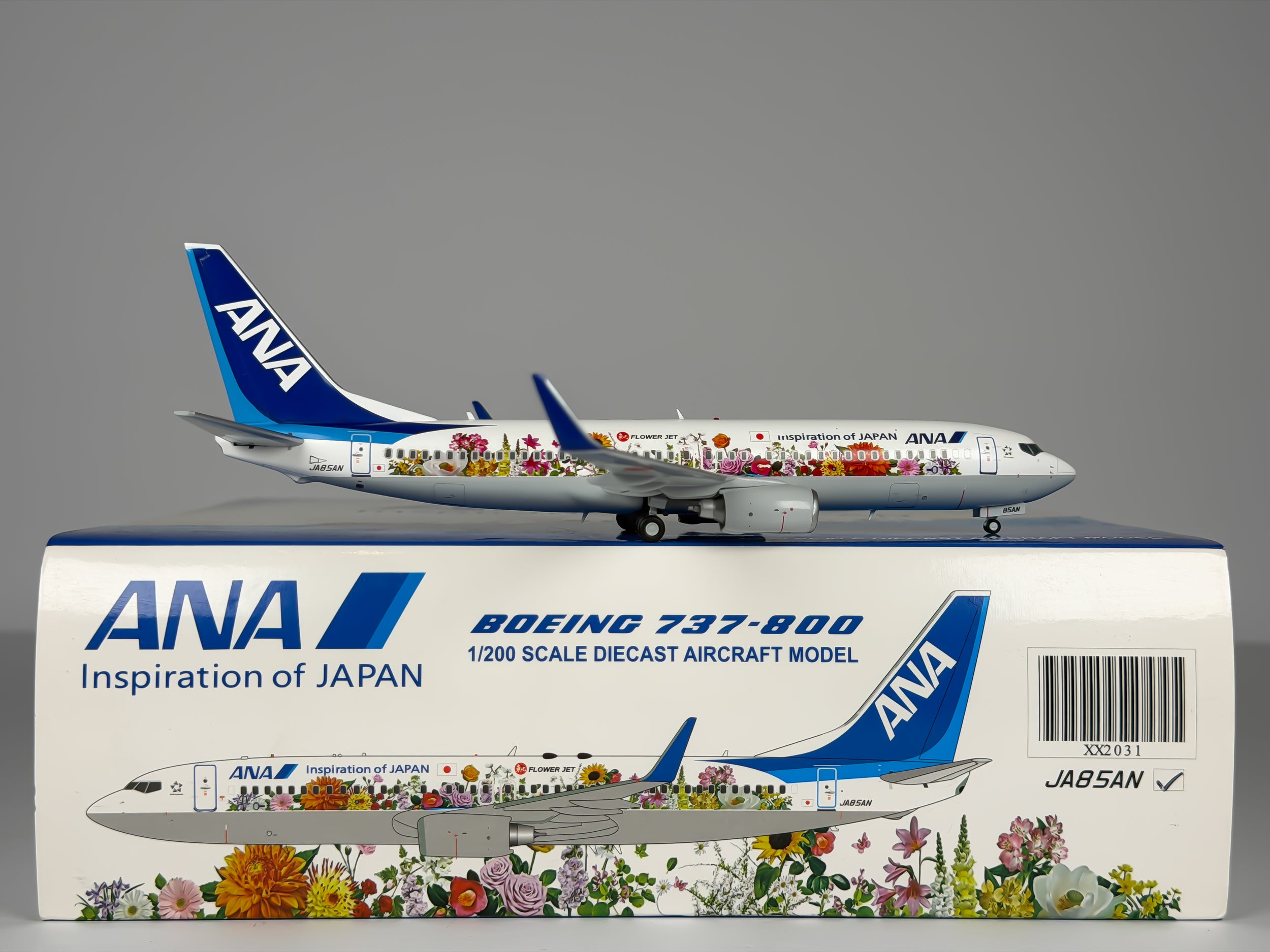 All Nippon Airways (ANA) Boeing 737-800 1:200 JC Wings JA85AN (XX2031)