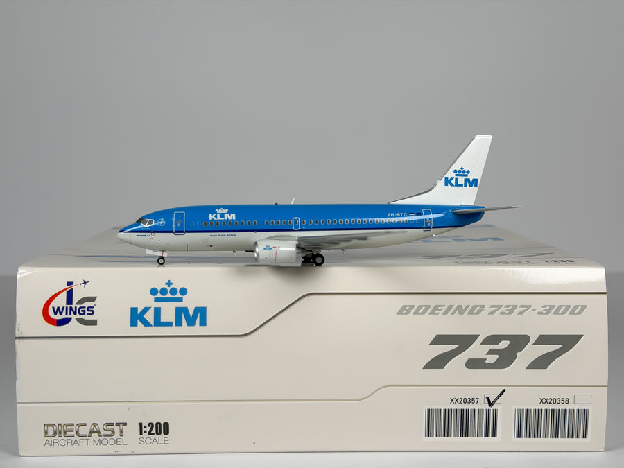 KLM Royal Dutch Airlines Boeing 737-300 1:200 JC Wings PH-BTD (XX20357)