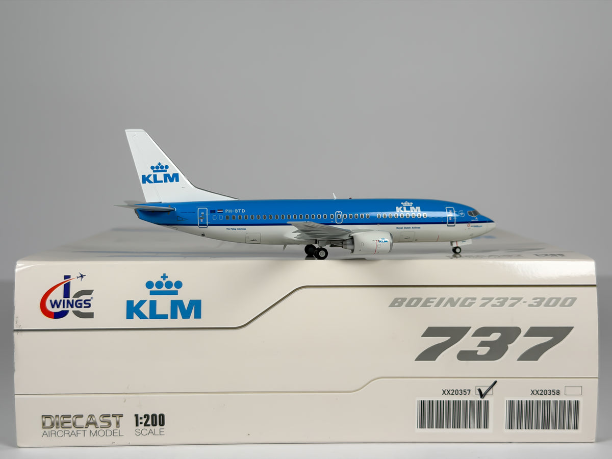 KLM Royal Dutch Airlines Boeing 737-300 1:200 JC Wings PH-BTD (XX20357)